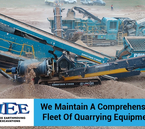 Mallee Quarries Pty Ltd - Yelta, VIC. We Maintain A Comprehensive Fleet Of Quarrying Equipment