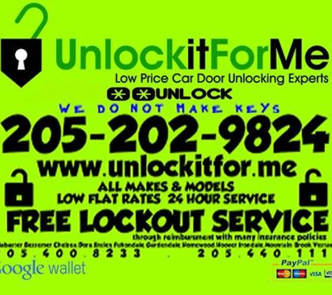 Unlock It For Me - Hoover, AL