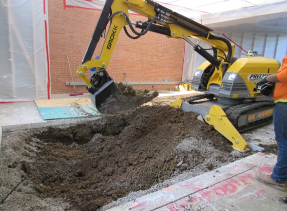 Precision Cutting & Coring LLC - Kansas City, KS. Robotic Excavation