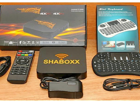 Shaboxx  Tv streaming HD box onetime fee no monthly fees ever to watch your favorite tv , movies news sports games and more - Whitehall, MI