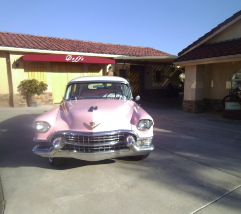 The antique Pink Cadillac Limousine - Sun City, CA