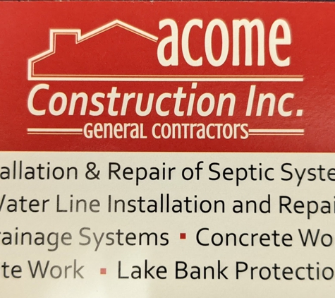 Acome Construction Inc. - Youngstown, NY