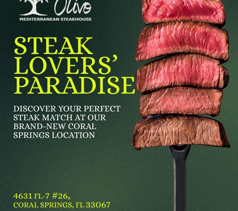 Olivo Mediterranean Steakhouse - Coconut Creek, FL