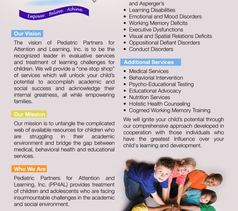 Pediatric Partners for Attention and Learning - Stafford, VA