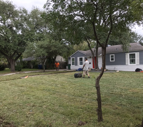 SA FINEST - San Antonio, TX. Rolling the new lawn