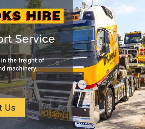 Brooks Hire Service Pty Ltd - Port Augusta, SA. Transport Service