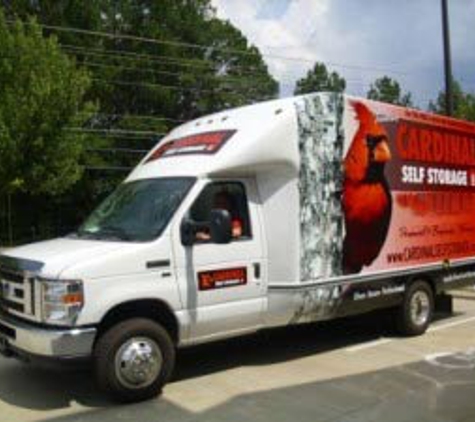 Cardinal Self Storage - Raleigh, NC. At Cardinal Self Storage, we offer a free moving truck to customers who rent a storage unit