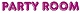 Party Room Logo