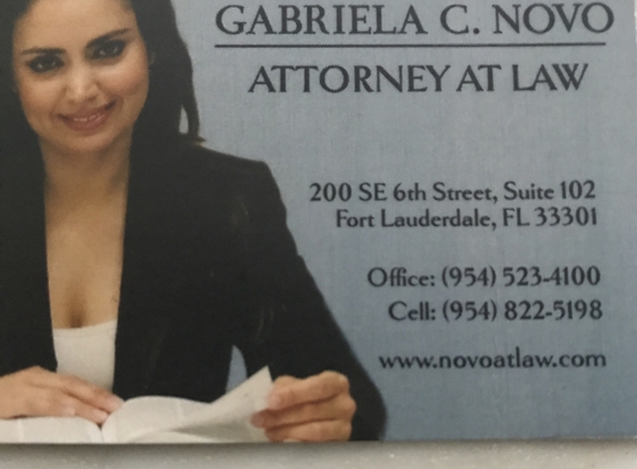 The Law Office of Gabriela C. Novo - Fort Lauderdale, FL