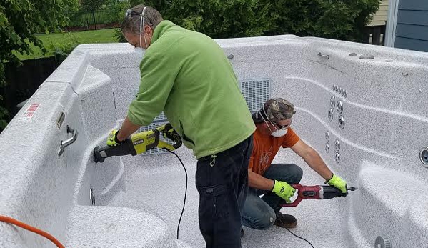 Two Guys and a Spa Dolly - Naperville, IL. Swimspa disposal