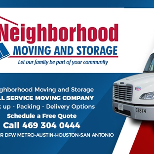 Neighborhood Moving & Storage - Garland, TX