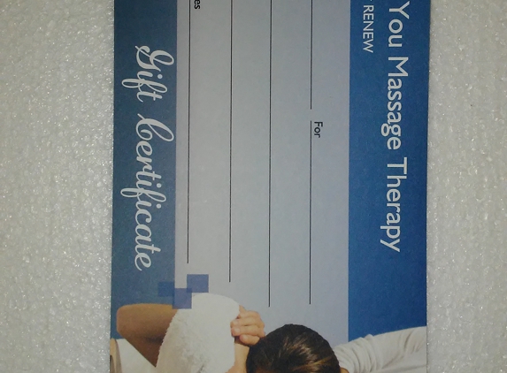 All About You Massage Therapy - Mercedes, TX. Gift Certificate's
Available