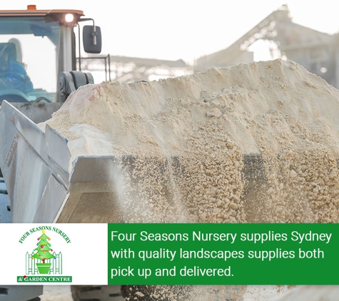 Four Seasons  Garden Centre - Belrose - Belrose, NSW. Four Seasons Nursery supplies Sydney with quality landscapes supplies both pick up and delivered.