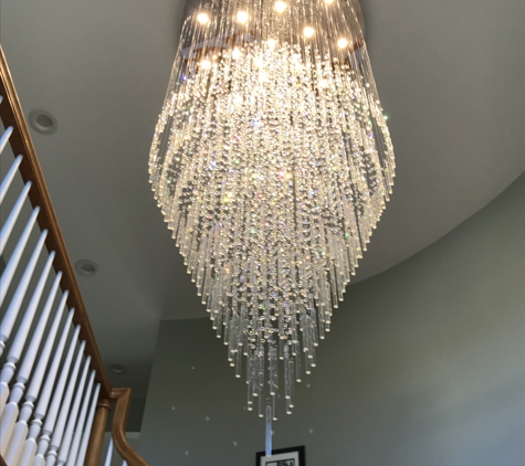 Lighthouse Electric Company - East Syracuse, NY. Crystal chandelier, Manlius,NY