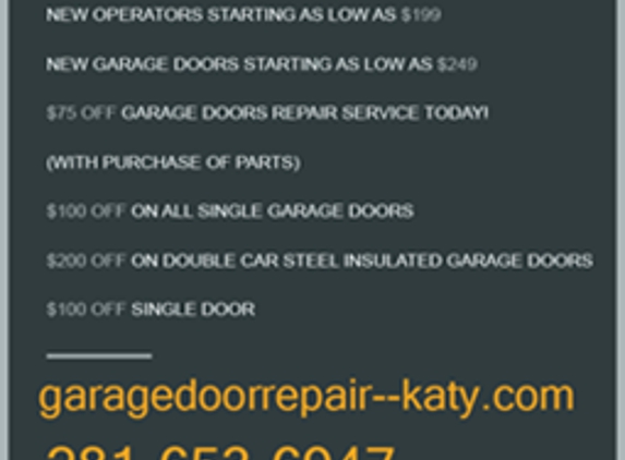 Garage Door Repair in Katy - Katy, TX