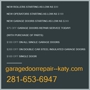 Garage Door Repair in Katy