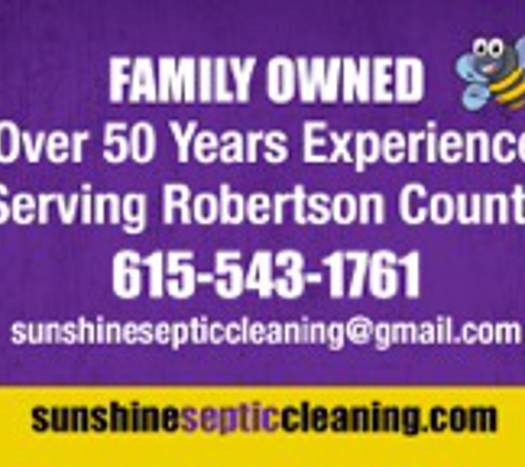 Sunshine Septic Tank Cleaning - Springfield, TN