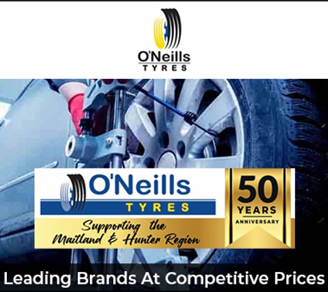 O'Neills Tyres Rutherford - Rutherford, NSW. Leading Brands At Competitive Prices