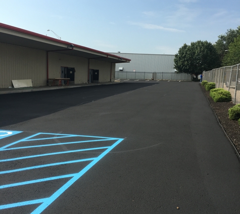 PowerSurge Plus LLC - Montgomeryville, PA. Sealcoating and Line Striping, Aramark building Philadelphia, Pa