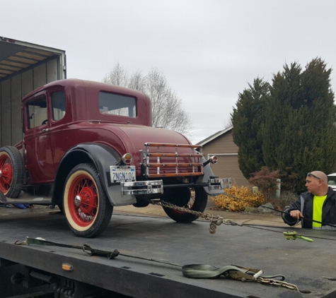 Always Cheap Towing & Recovery, LLC. - Salem, OR. 1930 Ford Model A special transport from CA to Albany Oregon.
