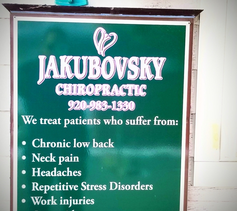 Jakubovsky Chiropractic - De Pere, WI. Jakubovsky Chiropractic 2200 Dickinson Rd #3, De Pere, WI 54115