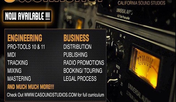 California Sound Studios - Lake Forest, CA