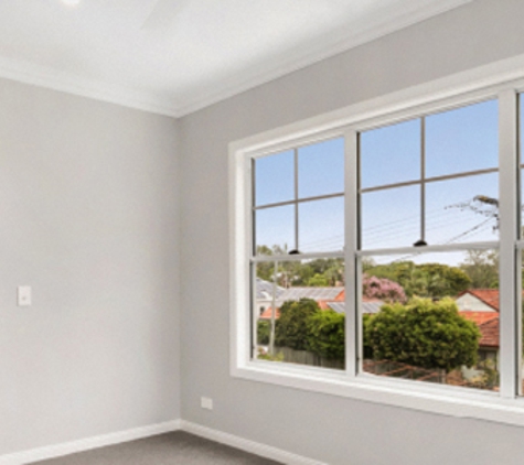 Bradnam's Windows & Doors - Kensington, QLD. White Aluminium Double Hung Window