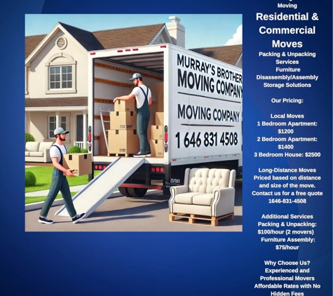 Murray Brothers Moving Company - Bridgeport, CT. The key thing is to make sure you move like you never left