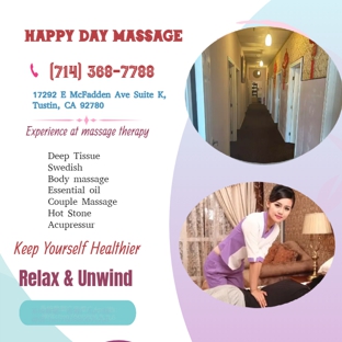 Happy Day Massage - Tustin, CA