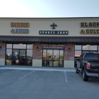Purple and Gold Sports Shop/Black and Gold Sports Shop