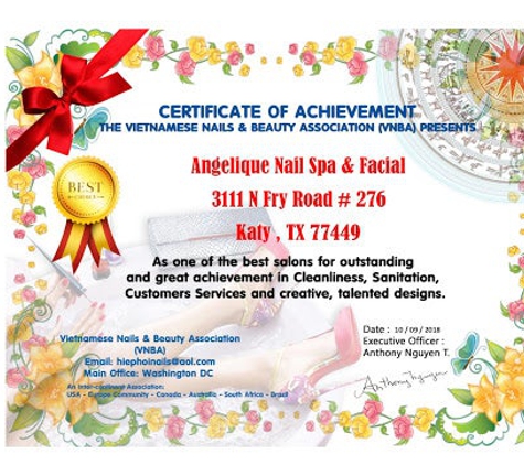 Angelic Nail Spa - Katy, TX