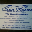 Clean Master Pressure Washing