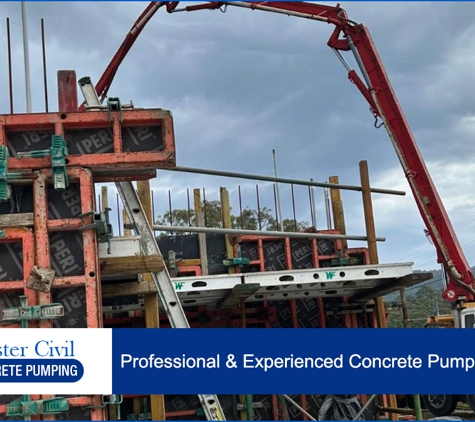 Master Civil Concrete Pumping - Kiama, NSW. Professional & Experienced Concrete Pumping Services