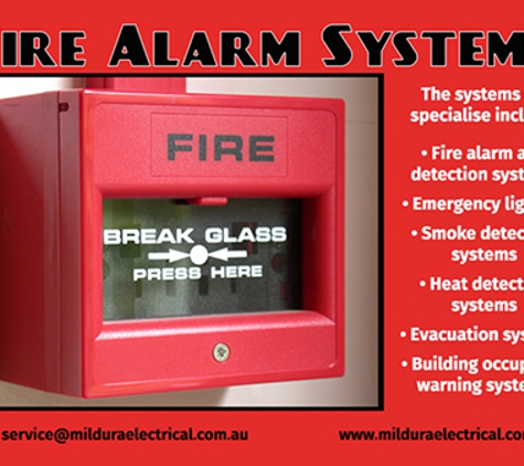 Mildura Electrical - Mildura, VIC. Fire Alarm Systems