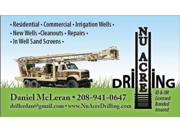 Nu Acre Drilling LLC - Orofino, ID