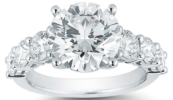 Gina Amir Atelier - West Hollywood, CA. Round diamond engagement ring