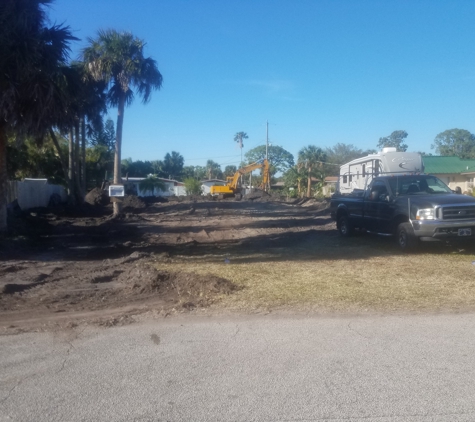 AAA Excavating Svcs., LLC - Cocoa, FL. City lot cleared & prep for house pad
