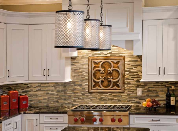 American Tin Ceiling Company - Bradenton, FL. Tin tile feature as part of a backsplash.