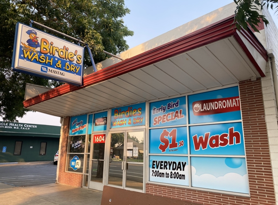 Birdie's Wash & Dry Laundry - Modesto, CA. Building Front $1.50 Special