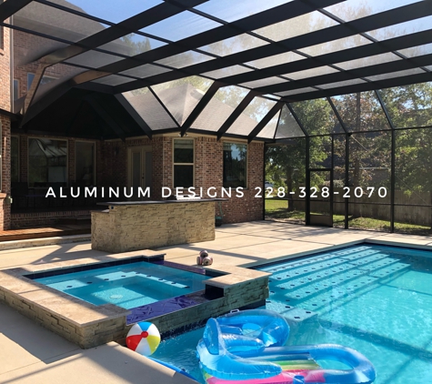 Aluminum Designs - Saucier, MS. Traditional pool enclosure