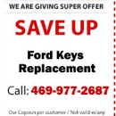 Ford Keys Replacement