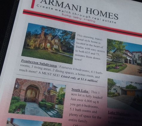 Armani-Homes at Keller Williams - Dallas, TX