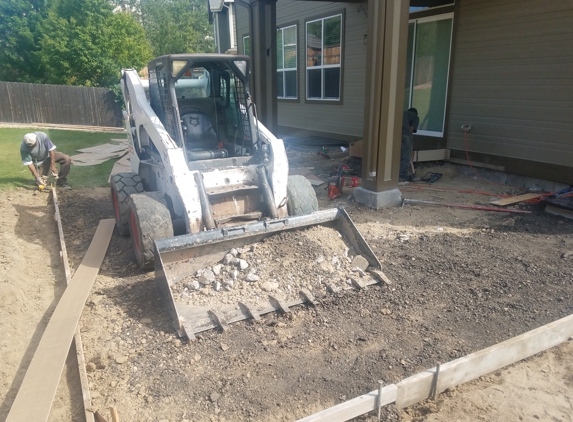 Prestigious Asphalt, Sealcoat and Concrete - Colorado Springs, CO. Removed & forming new patio