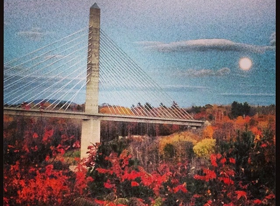 Penobscot Narrows Bridge & Observatory & Fort Knox - Maine - Prospect, ME