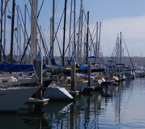 Half Moon Marina - San Diego, CA. Docked boats