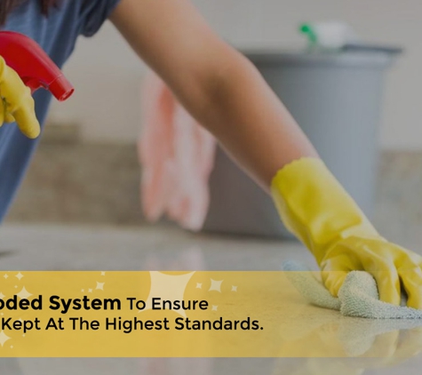 Angie's Cleaning Services. Colour Coded System To Ensure Hygiene Is Kept At The Highest Standards.