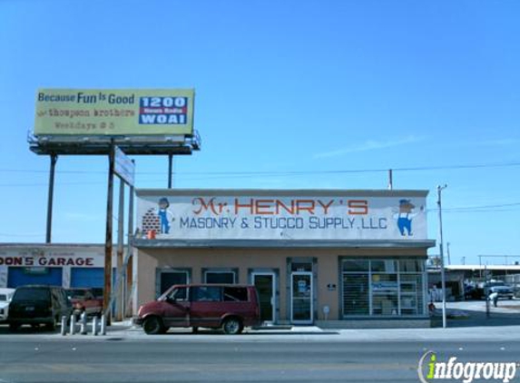 Mr. Henry's Masonry & Stucco Supply - San Antonio, TX