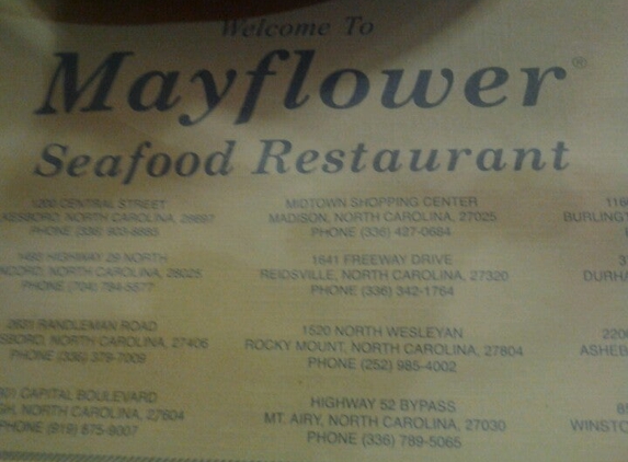 Mayflower Seafood Restaurant - Roanoke Rapids, NC