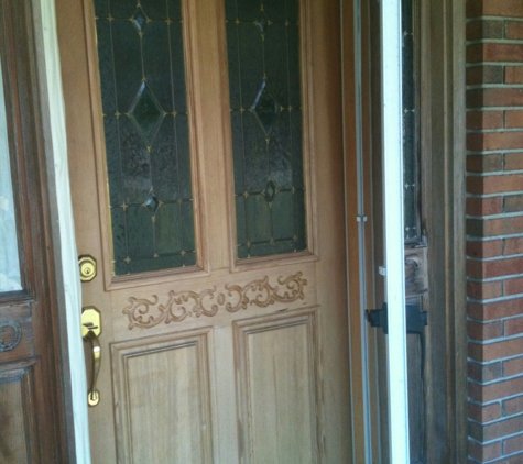 Powell's Home Improvement - Hopkinsville, KY. Mrs, Morse front door sides are done the doer is still primmed!