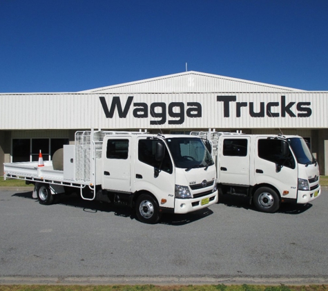 Wagga Trucks - East Wagga Wagga, NSW. New HINO 300 series ready for delivery for Urana Shire Council.